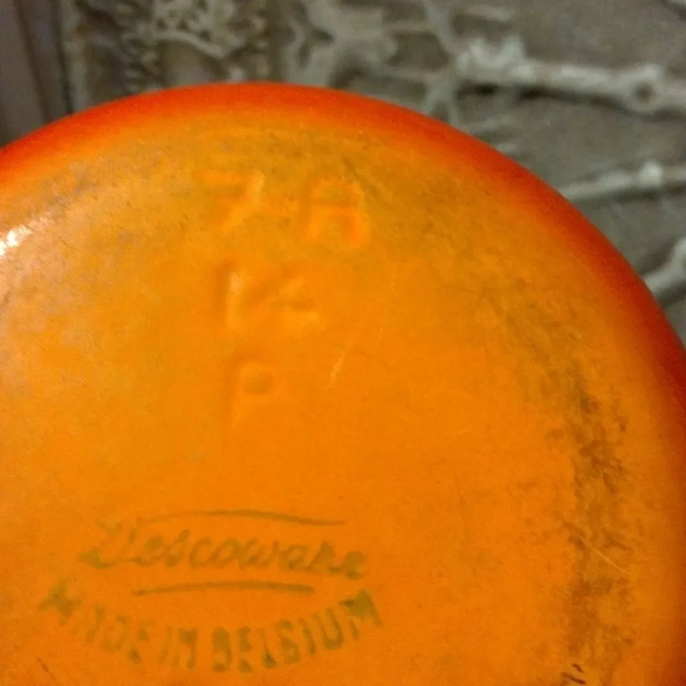 Vintage Descoware 5 Inch Sauce Pan. With Lid FE 14.